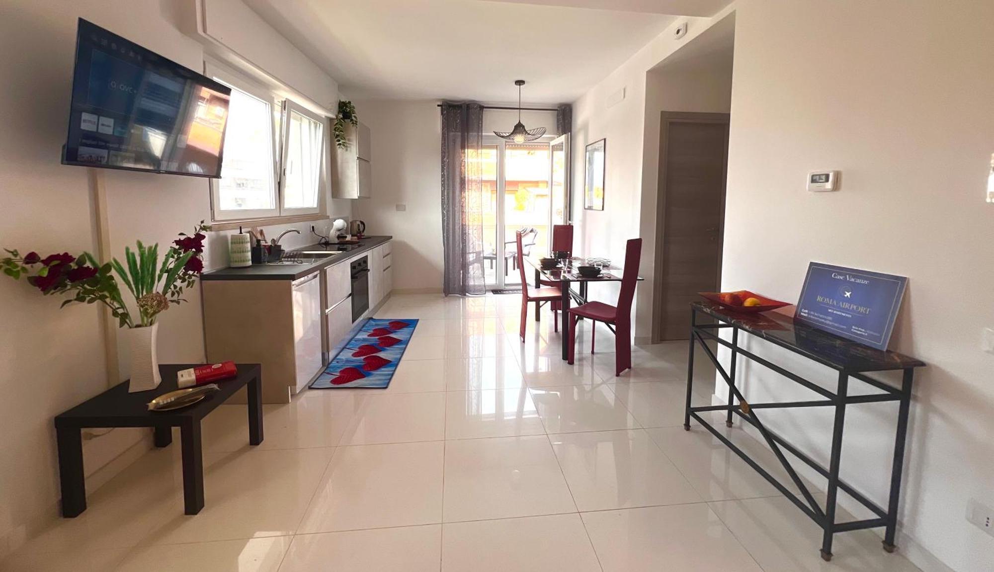 Roma Airport Sky Apartments Fiumicino Dış mekan fotoğraf
