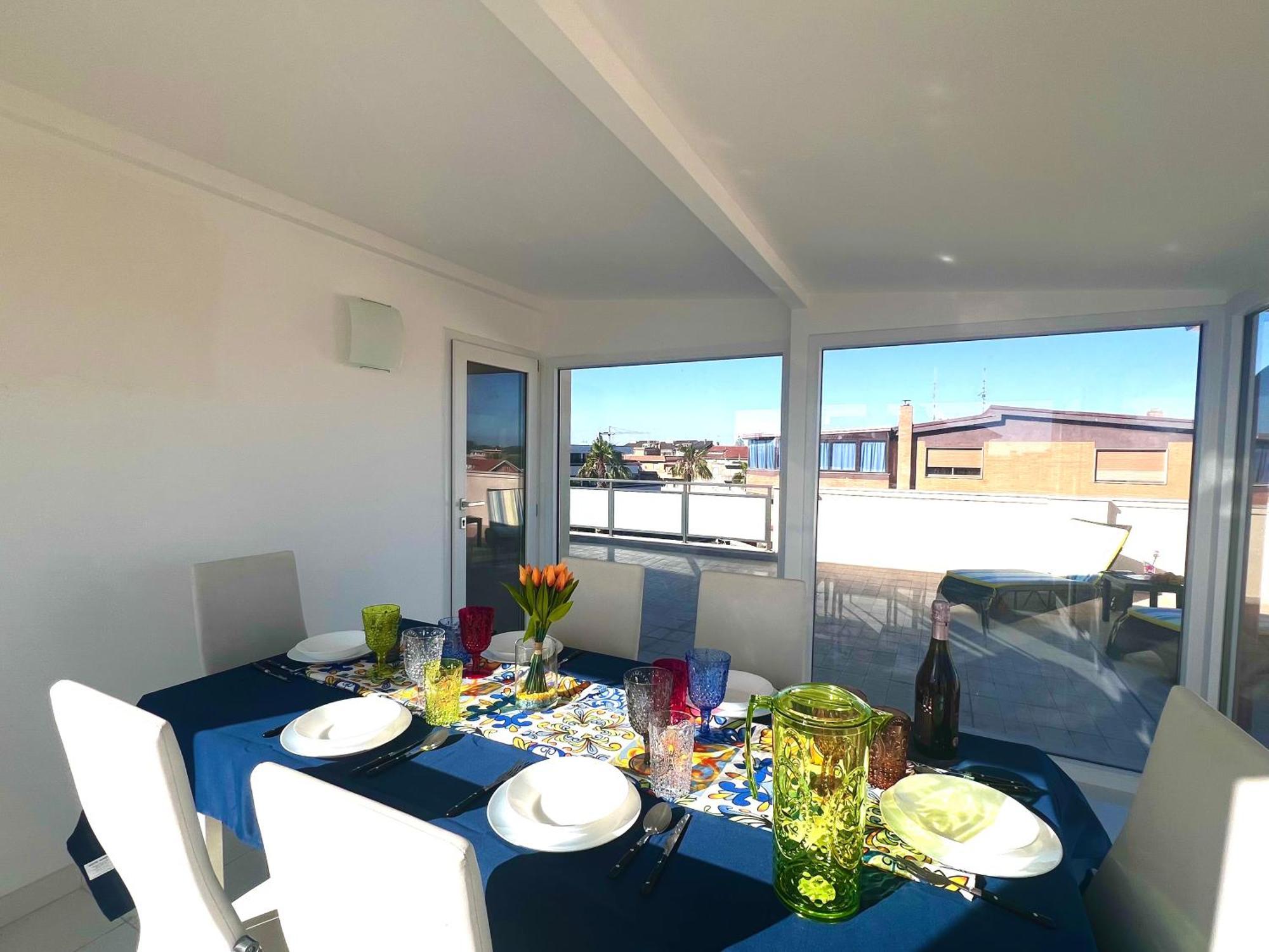 Roma Airport Sky Apartments Fiumicino Dış mekan fotoğraf
