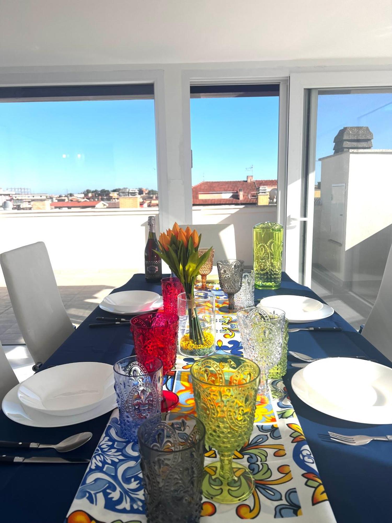 Roma Airport Sky Apartments Fiumicino Dış mekan fotoğraf