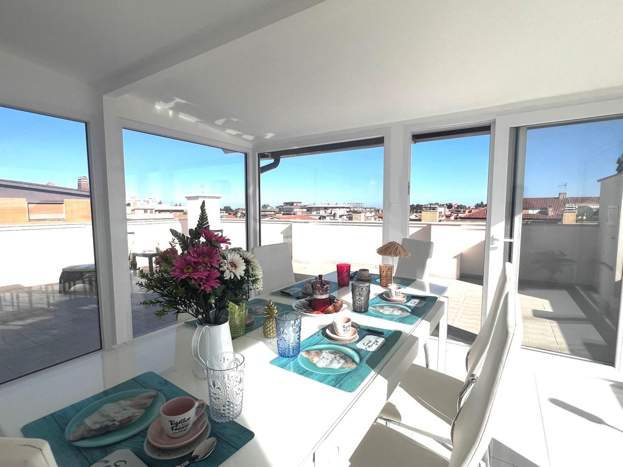 Roma Airport Sky Apartments Fiumicino Dış mekan fotoğraf