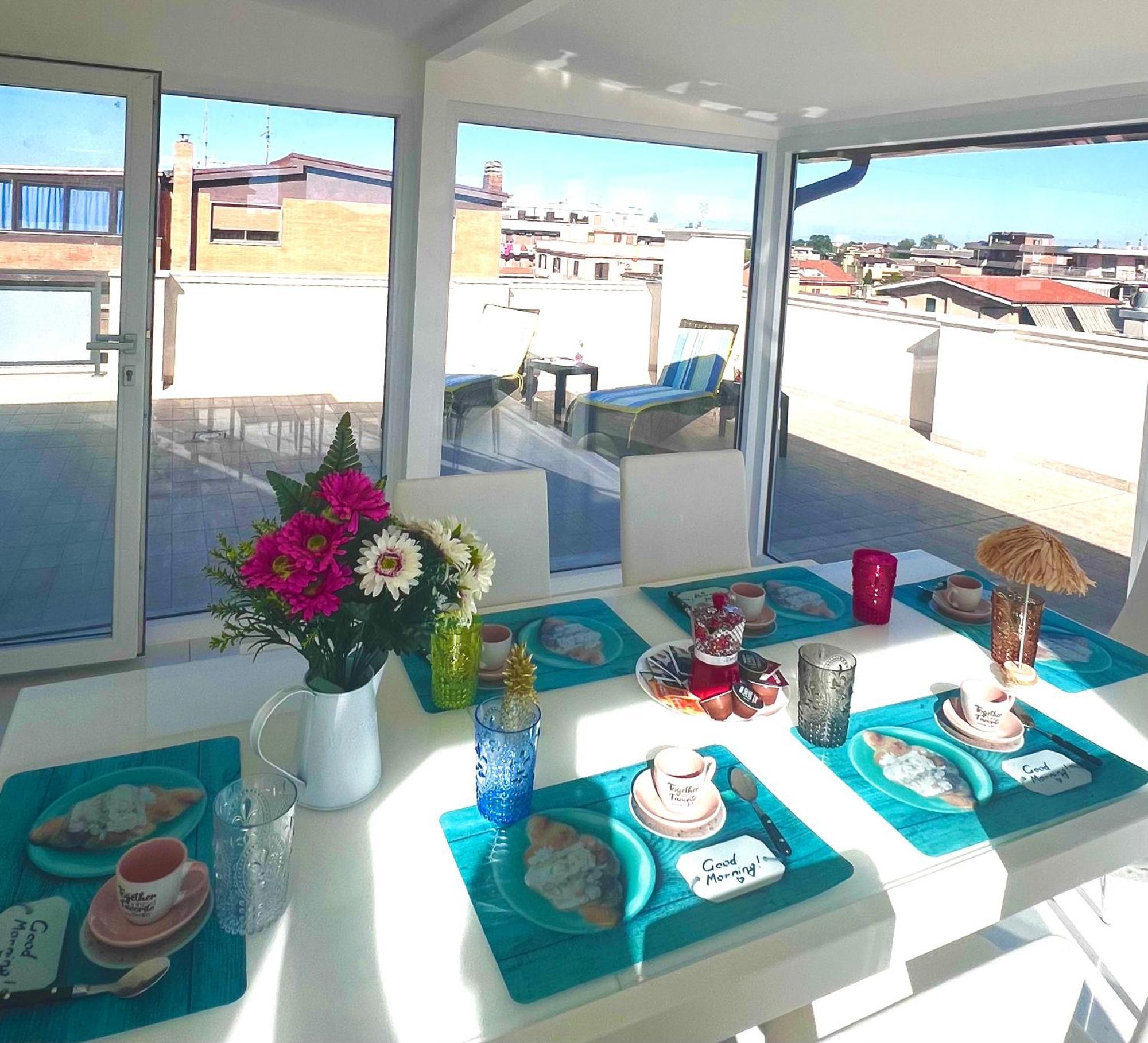 Roma Airport Sky Apartments Fiumicino Dış mekan fotoğraf