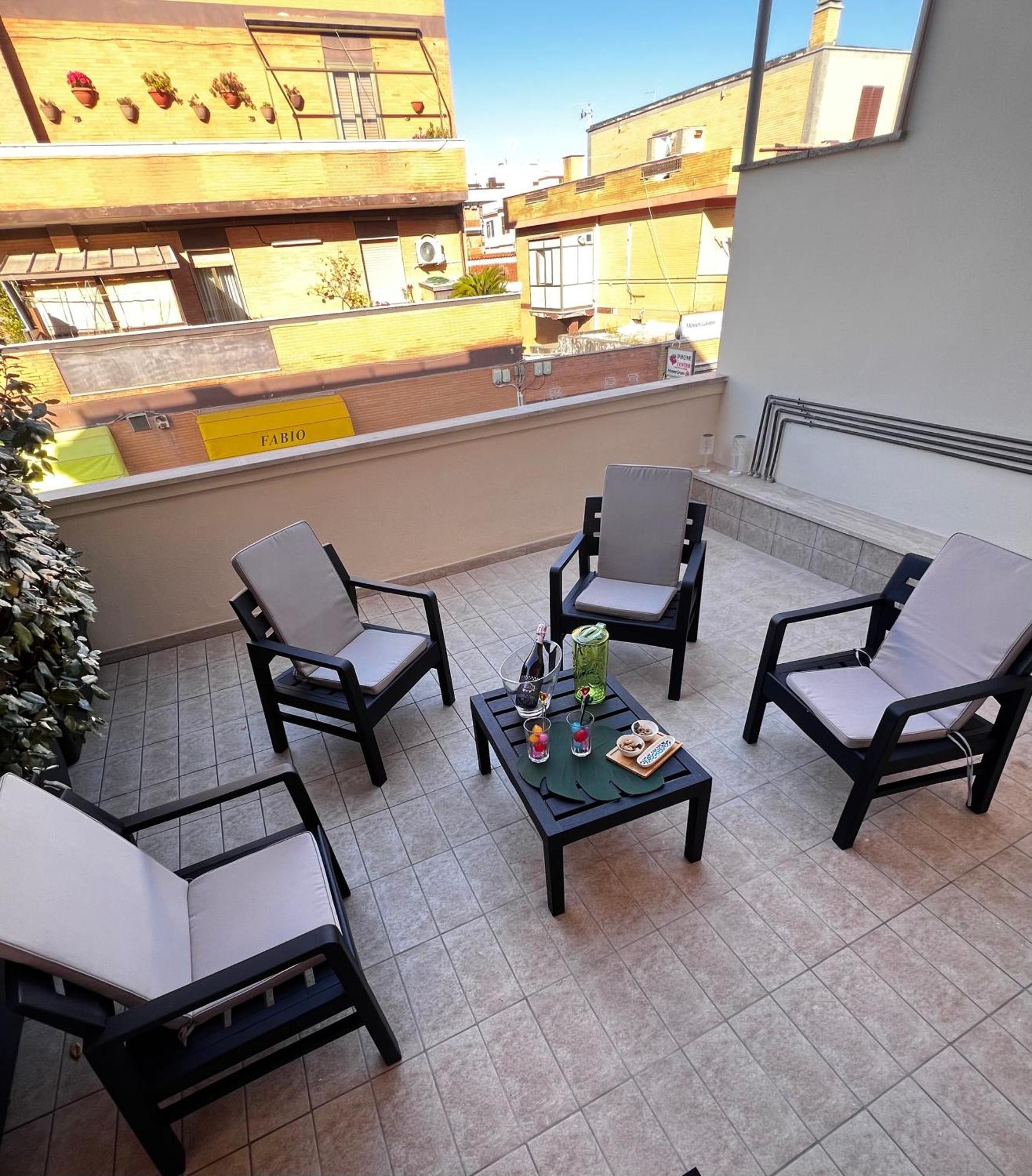 Roma Airport Sky Apartments Fiumicino Dış mekan fotoğraf
